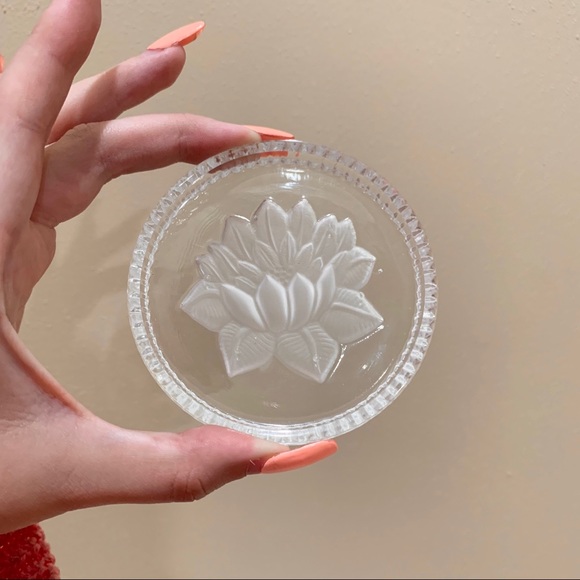 Vintage glass trinket trays - Picture 4 of 5